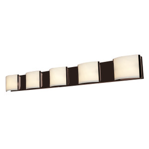 Nitro2 Bronze 5 Light LED Vanity (62295LEDD-BRZ/OPL) Nitro2 Bronze 5 Light LED Vanity (62295LEDD-BRZ/OPL)