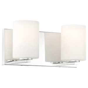 Oslo Chrome 2 Light LED Vanity (62581LEDDLP-CH/OPL)