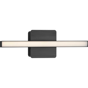 Phase 4 Collection 16 in. Matte Black Small Modern Integrated 3CCT Integrated LED Linear Vanity Light (P300403-31M-CS) Phase 4 Collection 16 in. Matte Black Small Modern Integrated 3CCT Integrated LED Linear Vanity Light (P300403-31M-CS)