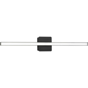 Phase 4 Collection 32 in. Matte Black Large Modern Integrated 3CCT Integrated LED Linear Vanity Light (P300405-31M-CS) Phase 4 Collection 32 in. Matte Black Large Modern Integrated 3CCT Integrated LED Linear Vanity Light (P300405-31M-CS)