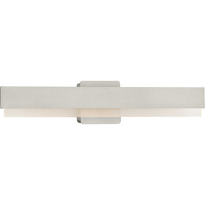 Semblance Collection 24 in. Brushed Nickel Medium Modern 3CCT Integrated LED Linear Vanity Light (P300406-009-CS) Semblance Collection 24 in. Brushed Nickel Medium Modern 3CCT Integrated LED Linear Vanity Light (P300406-009-CS)