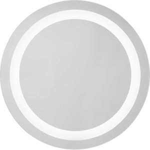 Captarent Collection 24 in. Round Illuminated Integrated LED White Modern Mirror (P300454-030-30)