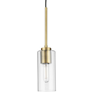Cofield Collection One-Light Vintage Brass Transitional Pendant (P500403-163) Cofield Collection One-Light Vintage Brass Transitional Pendant (P500403-163)