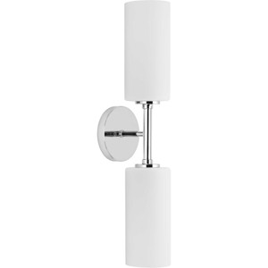 Cofield Collection Two-Light Polished Chrome Wall Bracket (P710116-015)