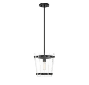 Ventari 1-Light Pendant in Matte Black (7-8855-1-89)