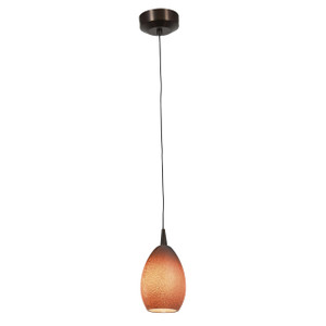 Danielle Bronze 1 Light Pendant (72936LED-BRZ/SLA)
