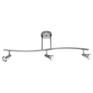 Mirage Brushed Steel 3 Light Pendant (52223-BS)