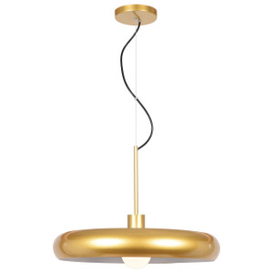 Bistro Gold and White LED Pendant (23883LEDDLP-GLD/WHT) Bistro Gold and White LED Pendant (23883LEDDLP-GLD/WHT)