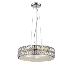 Magari Mirrored Stainless Steel LED Pendant (62359LEDD-MSS/CRY)