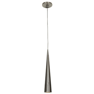 Apollo Brushed Steel LED Pendant (52052UJLEDLP-BS)