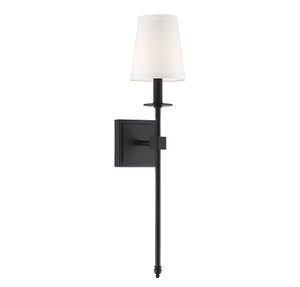 Monroe 1-Light Wall Sconce in Matte Black (9-303-1-89)