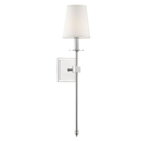 Monroe 1-Light Wall Sconce in Polished Nickel (9-303-1-109) Monroe 1-Light Wall Sconce in Polished Nickel (9-303-1-109)
