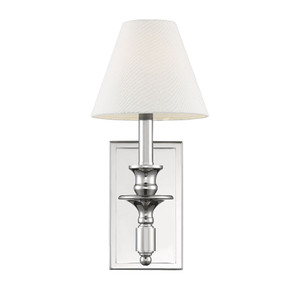 Washburn 1-Light Wall Sconce in Polished Nickel (9-0700-1-109) Washburn 1-Light Wall Sconce in Polished Nickel (9-0700-1-109)