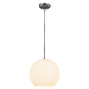 Nitrogen Brushed Steel LED Pendant (23951LEDDLP-BS/OPL)