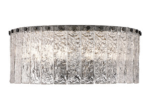 Glacier 8 Light Flush Mount in Matte Black (1943F20-MB)