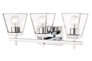 Lauren 3 Light Vanity in Chrome (819-3V-CH) Lauren 3 Light Vanity in Chrome (819-3V-CH)