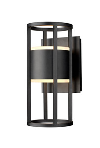 Luca 2 Light Outdoor Wall Sconce in Black (517S-BK-LED) Luca 2 Light Outdoor Wall Sconce in Black (517S-BK-LED)