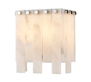 Viviana 2 Light Wall Sconce in Polished Nickel (345-2S-PN) Viviana 2 Light Wall Sconce in Polished Nickel (345-2S-PN)