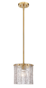 Glacier 1 Light Pendant in Modern Gold (1943P8-MGLD) Glacier 1 Light Pendant in Modern Gold (1943P8-MGLD)
