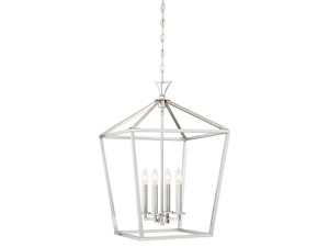 Townsend 4-Light Pendant in Satin Nickel (3-421-4-SN)