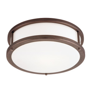 Conga Bronze Flush Mount (50080-BRZ/OPL)