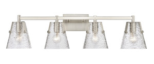 Analia 4 Light Vanity in Brushed Nickel (1101-4V-BN)