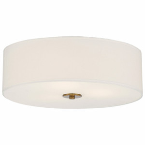 Mid Town Antique Brushed Brass LED Flush Mount (64063LEDDLP-ABB/WH) Mid Town Antique Brushed Brass LED Flush Mount (64063LEDDLP-ABB/WH)