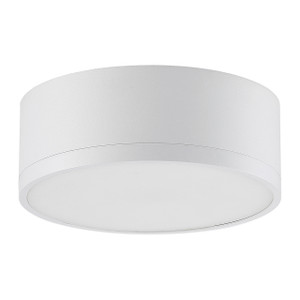 Beat White Dual Voltage LED Flush Mount (50004LEDD-WH/ACR)