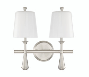 Palmer 2 Light Vanity in Brushed Polished Nickel (57402-BNK)