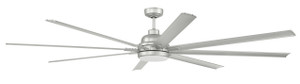 Rush 84" Outdoor Fan in Painted Nickel w/ Painted Nickel Blades (RSH84PN8) Rush 84" Outdoor Fan in Painted Nickel w/ Painted Nickel Blades (RSH84PN8)