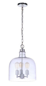 Jackson 3 Light Pendant, Chrome (P975CH3)