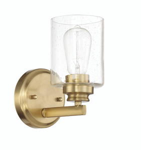 Alamere 1 Light LED Vanity in Brushed Polished Nickel (15905BNK-LED) Alamere 1 Light LED Vanity in Brushed Polished Nickel (15905BNK-LED)