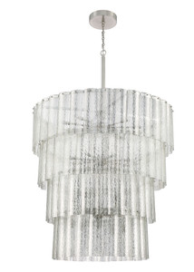 Museo 28 Light Chandelier in Brushed Polished Nickel (48628-BNK)