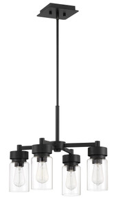 Bennet 4 Light Outdoor Chandelier in Midnight (57124-MN) Bennet 4 Light Outdoor Chandelier in Midnight (57124-MN)