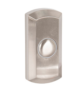 Surface Mount LED Lighted Push Button in Brushed Polished Nickel (PB5012-BNK)