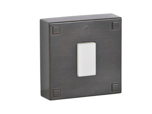 Surface Mount LED Lighted Push Button in Bronze (PB5015-BZ)