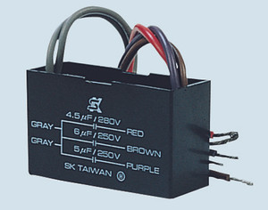 Triple Capacitor 4.5/6+5 Uf (4565UF)