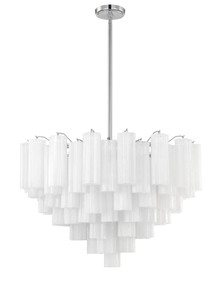 Addis 16 Light Polished Chrome Chandelier (ADD-316-CH-WH) Addis 16 Light Polished Chrome Chandelier (ADD-316-CH-WH)