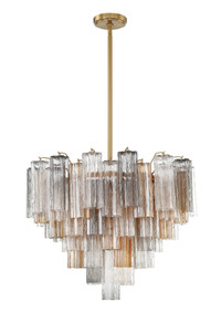Addis 12 Light Aged Brass Chandelier (ADD-312-AG-AU) Addis 12 Light Aged Brass Chandelier (ADD-312-AG-AU)