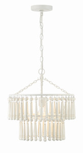 Tiana 1 Light Matte White Pendant (TIA-7100-MT)