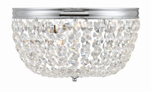 Nola 3 Light Polished Chrome Ceiling Mount (NOL-314-CH-CL-MWP) Nola 3 Light Polished Chrome Ceiling Mount (NOL-314-CH-CL-MWP)