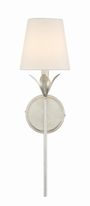 Broche 1 Light Antique Silver Wall Mount (531-SA) Broche 1 Light Antique Silver Wall Mount (531-SA)