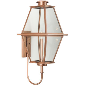 Bradshaw Collection One-Light Antique Copper Clear Glass Transitional Large Outdoor Wall Lantern (P560349-169) Bradshaw Collection One-Light Antique Copper Clear Glass Transitional Large Outdoor Wall Lantern (P560349-169)
