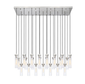 Beau 23 Light Chandelier in Brushed Nickel (740P-23L-BN) Beau 23 Light Chandelier in Brushed Nickel (740P-23L-BN)
