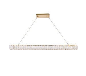 Monroe 47 Inch Led Linear Pendant In Gold (3502D47G) Monroe 47 Inch Led Linear Pendant In Gold (3502D47G)