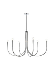 Layne 42 Inch Chandelier In Chrome (LD722D42C)