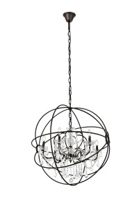 Geneva 6 Light Dark Bronze Chandelier Clear Royal Cut Crystal (1130D32DB/RC) Geneva 6 Light Dark Bronze Chandelier Clear Royal Cut Crystal (1130D32DB/RC)
