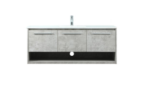 48 Inch Single Bathroom Vanity In Concrete Grey (VF43548MCG) 48 Inch Single Bathroom Vanity In Concrete Grey (VF43548MCG)