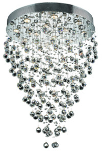Galaxy 12 Light Chrome Chandelier Clear Royal Cut Crystal (V2006D28C/RC)