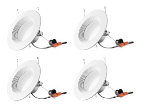 6 Inch Retrofit, 5000K , 96 Degree, Cri90, Etl, 15W, 75W Equivalent, 50000Hrs, Lm1000, Dimmable, 5 Yr Warranty, 120V 4 Pack (RN61550RF-4PK)